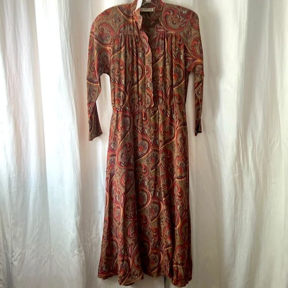 orange wrap dress Mint Velvet Orange Cotton Cheesecloth Maxi Dress | Size XL | Orange | Short Sleeve